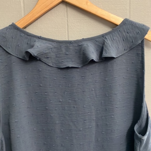 NWT Lauren Conrad Top XL Blue NWT New Without Tags - Picture 11 of 11